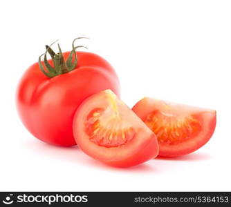 Tomato vegetables pile isolated on white background cutout