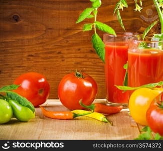 tomatoes and juice