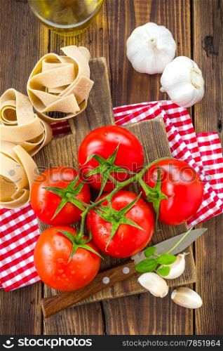 Tomatoes and pasta