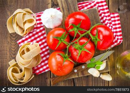 Tomatoes and pasta
