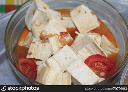 tomatoes cook tofu