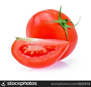 Tomatoes isolated on white background