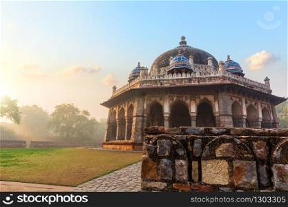 Tomb of Isa Khan, the Humayun&rsquo;s Tomb garden, India, New Delhi.. Tomb of Isa Khan, the Humayun&rsquo;s Tomb garden, India, New Delhi