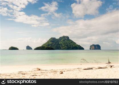 toned picture, seascape beautiful views of Thailand
