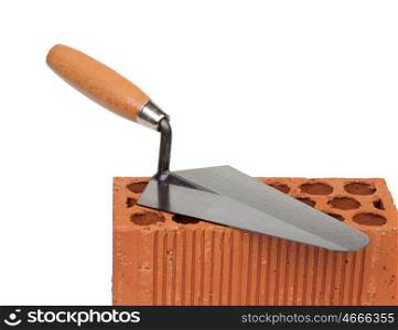 Tool and building materials isolated on white background