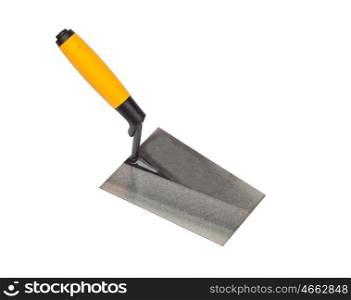 Tool construction trowel isolated on white background