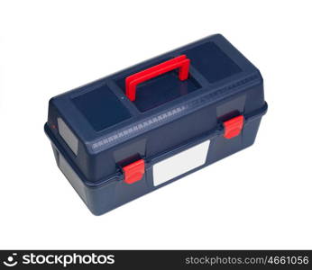 Toolbox for the repairman isoalted on a white background