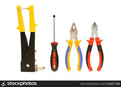 tools isolated on a white background