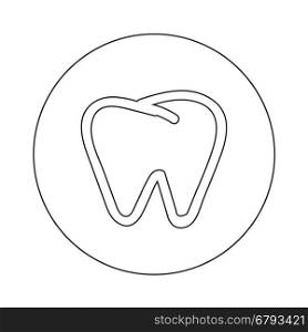 Tooth Icon illustration design