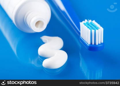 toothbrush and paste