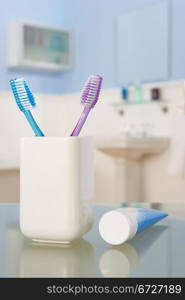 Toothbrushes and toothpaste