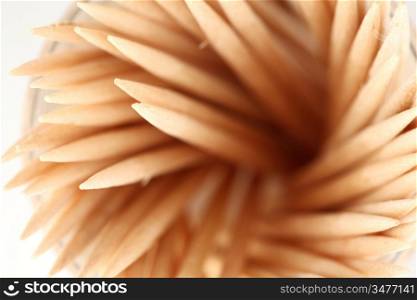 toothpicks background macro close up