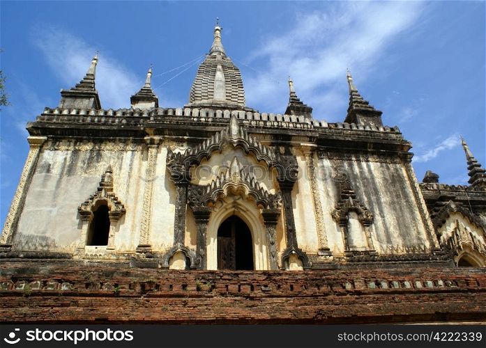 Top of pagoda in Old Bagan, Myanmar