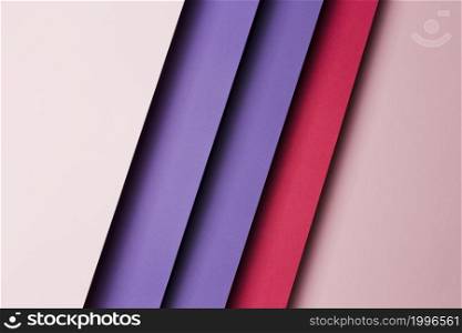 top view arrangement multicolored paper sheets