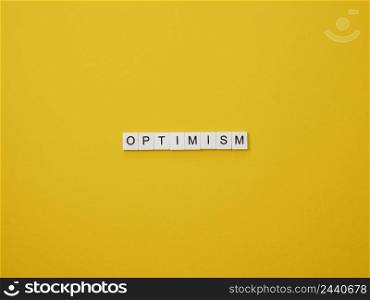 top view assortment optimism concept elements 2