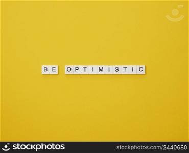 top view assortment optimism concept elements 4
