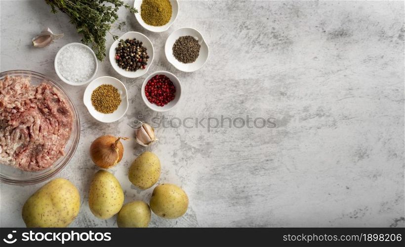 top view assortment tasty food ingredients2. Resolution and high quality beautiful photo. top view assortment tasty food ingredients2. High quality beautiful photo concept