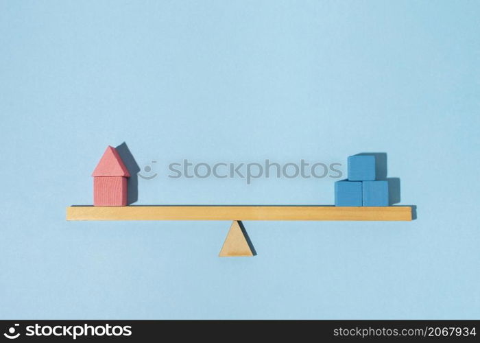 top view balance cubes