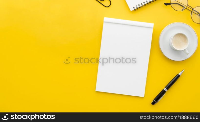 top view blank notebook. Resolution and high quality beautiful photo. top view blank notebook. High quality and resolution beautiful photo concept