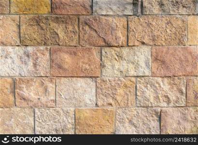 top view brick wall