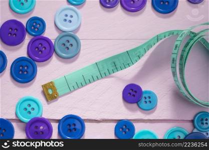 top view buttons measuring tape