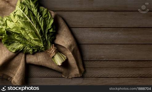 top view chard kale with copy space. Resolution and high quality beautiful photo. top view chard kale with copy space. High quality and resolution beautiful photo concept