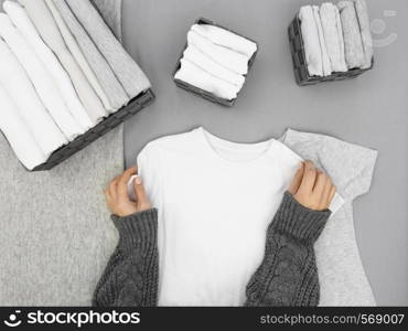 top view classify clothes 3