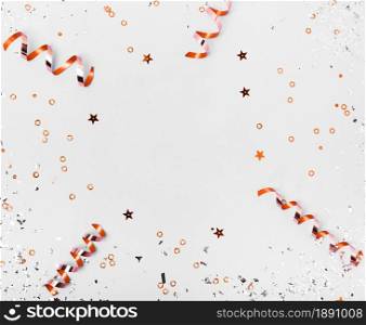 top view copy space background with ribbons. Resolution and high quality beautiful photo. top view copy space background with ribbons. High quality and resolution beautiful photo concept