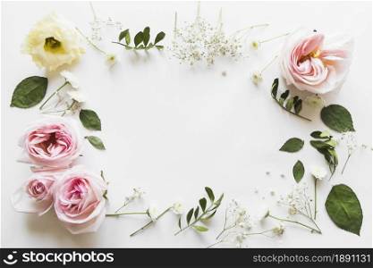 top view flowers leaves. Resolution and high quality beautiful photo. top view flowers leaves. High quality and resolution beautiful photo concept