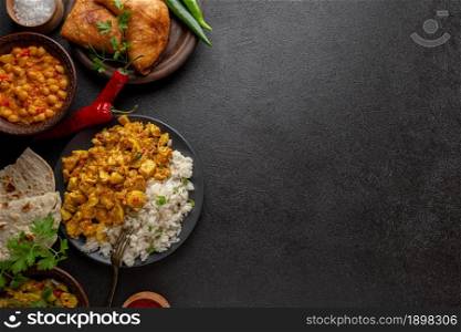 top view food frame with copy space. Resolution and high quality beautiful photo. top view food frame with copy space. High quality beautiful photo concept