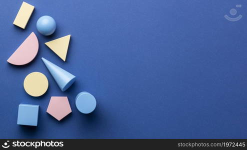 top view geometrical forms with copy space. High resolution photo. top view geometrical forms with copy space. High quality photo