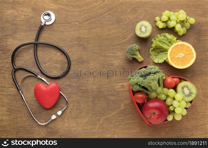 top view healthy food world heart day. Resolution and high quality beautiful photo. top view healthy food world heart day. High quality and resolution beautiful photo concept
