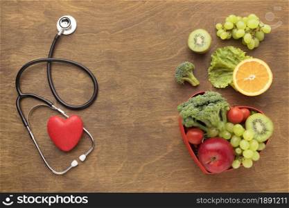 top view healthy food world heart day. Resolution and high quality beautiful photo. top view healthy food world heart day. High quality and resolution beautiful photo concept