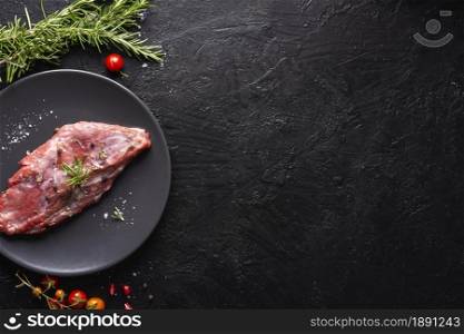 top view meat concept with copy space. Resolution and high quality beautiful photo. top view meat concept with copy space. High quality and resolution beautiful photo concept