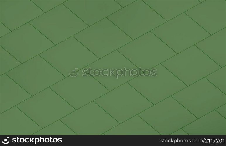 Top view of Isometric background of empty green plots