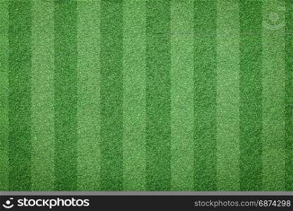 top view of stripe grass soccer field background