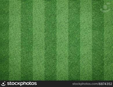 top view of stripe grass soccer field background