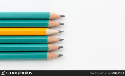 top view pencil collection. Resolution and high quality beautiful photo. top view pencil collection. High quality and resolution beautiful photo concept