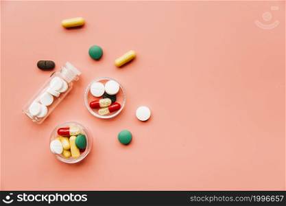 top view pills