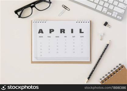 top view planner april calendar. Resolution and high quality beautiful photo. top view planner april calendar. High quality beautiful photo concept