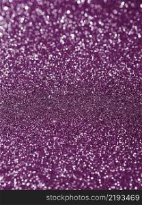 top view purple glitter background