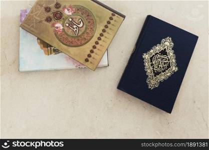 top view ramadan concept with quran. Resolution and high quality beautiful photo. top view ramadan concept with quran. High quality and resolution beautiful photo concept