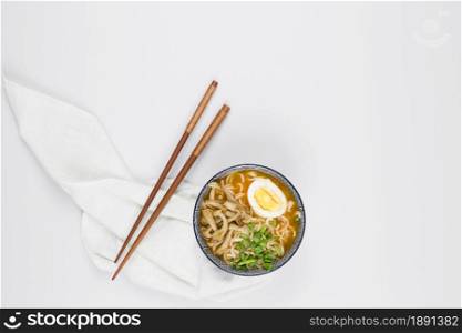 top view ramen bowl. Resolution and high quality beautiful photo. top view ramen bowl. High quality and resolution beautiful photo concept