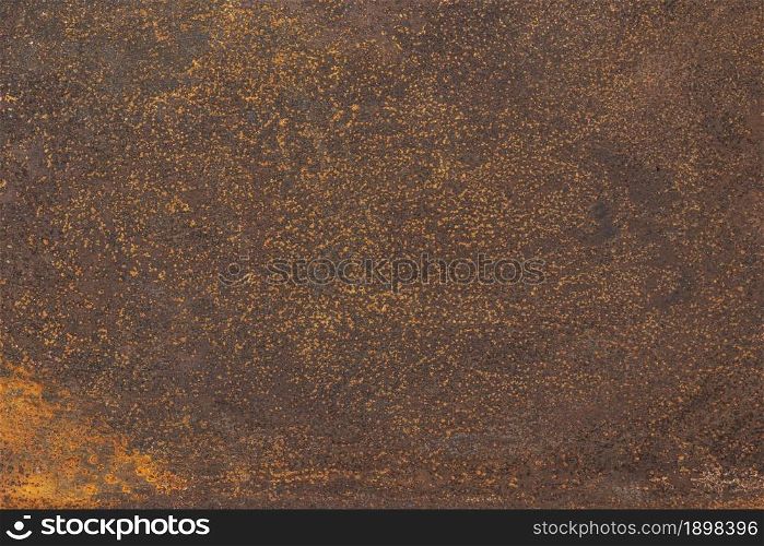 top view rusty metallic surface. Resolution and high quality beautiful photo. top view rusty metallic surface. High quality beautiful photo concept