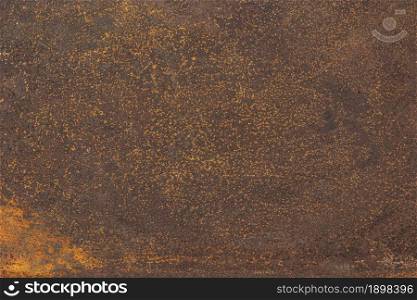 top view rusty metallic surface. Resolution and high quality beautiful photo. top view rusty metallic surface. High quality beautiful photo concept
