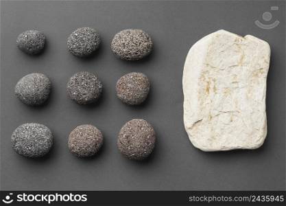 top view stone collection 2