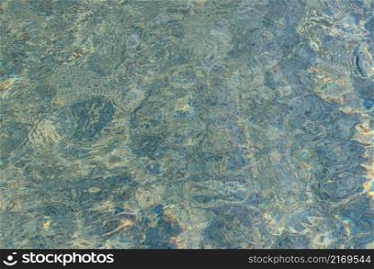 Top view swimming pool and ripped water abstract background