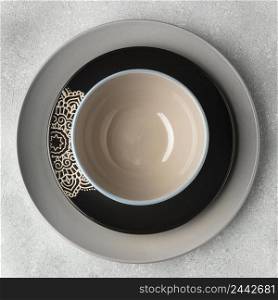 top view tableware collection 6