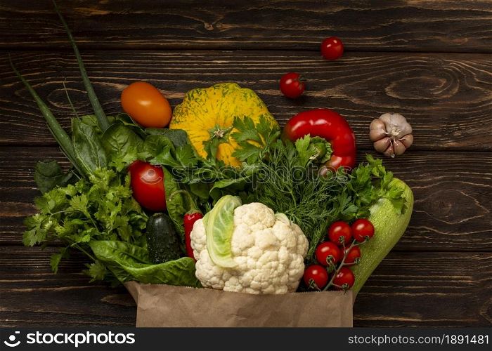 top view vegetables wooden background. Resolution and high quality beautiful photo. top view vegetables wooden background. High quality and resolution beautiful photo concept