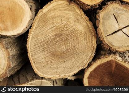 top view wood logs. Beautiful photo. top view wood logs